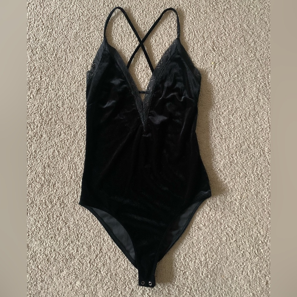 black velvet body suit